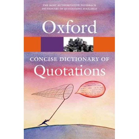 Concise Oxford Dictionary of Quotations