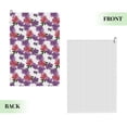 thumbnail image 2 of Lsque Peonies Premium Golf Towel - Ultra Absorbent and Quick Drying Microfiber Towel with Carabiner - Gift for Men -24" X 16", 2 of 8
