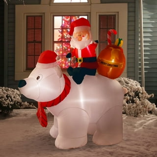 Polar Bear Inflatable Christmas Decorations