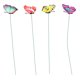 thumbnail image 2 of Decoración de mariposas de simulación, 4 piezas de mariposas de simulación coloridas decoraciones al aire libre estacas de jardín rendimiento sólido, 2 of 9