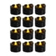 thumbnail image 1 of 12 velas de té, lámparas votivas, velas de té LED eléctricas falsas Destello amarillo, 1 of 6