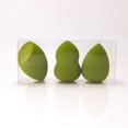 thumbnail image 1 of Nvzi Juego de 9 esponjas de belleza, esponja para difuminar maquillaje líquido y en crema, esponja para base de maquillaje natural, verde A37, 1 of 4
