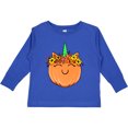 thumbnail image 3 of Inktastic Pumpkin Unicorn for Halloween and Thanksgiving Boys or Girls Long Sleeve Toddler T-Shirt, 3 of 5