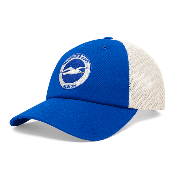 Men's 1863FC Blue Brighton and Hove Albion Color Badge Offroad Adjustable Trucker Hat