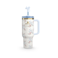 thumbnail image 1 of Love Shack Fancy Holiday Quencher Tumbler, 40 oz Stainless Steel Cup Rosa Beaux Blue, 1 of 5