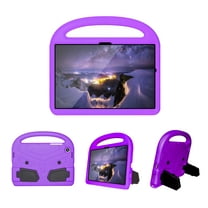 Samsung Galaxy Tab A8 10.5 inch 2022 Model Tablet Case For Kids, Dteck EVA Foam Lightweight Shockproof Handle Kickstand Protecitve Shell Cover for Galaxy Tab A8 SM-X200 X205 X207 2022 Release,Purple