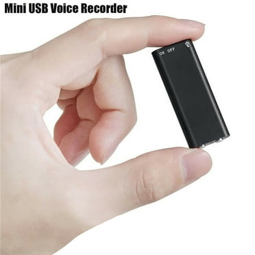 RONSHIN 2020 USB 8GB Mini Voice Activated Recorder with 96 Hours Capacity, Black