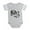 Heather Gray, variant on CafePress - Gothic Skull Initial B - Cute Infant Baby Football Bodysuit
