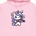 thumbnail image 3 of Inktastic Violin Music Unicorn Youth Hoodie Sweatshirt, 3 of 4