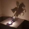 thumbnail image 1 of Funny Shadow Stand Candlestick Table Decoration Atmosphere Projection Decoration Fun Candlestick Black Silhouette Tabletop Ornament Decor With Candles, 1 of 7