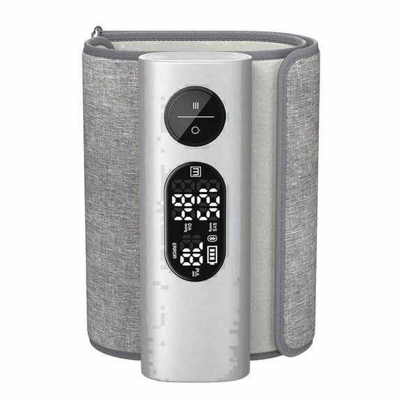 Alphamed Automatic Upper Arm Blood Pressure Monitor, Rechargeable Digital BP Monitor with Adjustable Cuff for Home Use