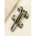 thumbnail image 5 of Door Reinforcement Lock, 1 Pack, Inward Swinging Inside Doors Flip Lock Home Reinforcement Lock for Swing-in Doors, Front Door, Hotel Door, Thicken Solid Aluminium Alloy, 5 of 5