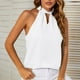 thumbnail image 4 of Camiseta Sin Mangas Para Mujer Sin Mangas Cami Tops Moda Casual Erógeno Halter Tie Gasa Camiseta Sin Mangas Blusa Superior Odeerbi  ODB159184, 4 of 6