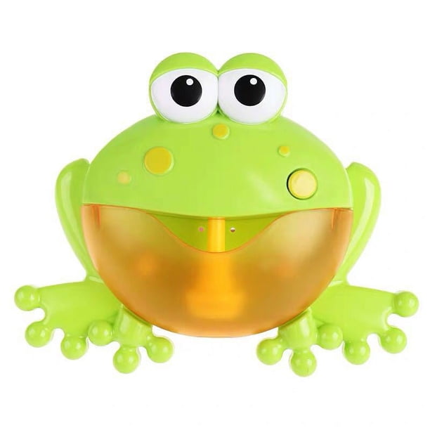 Juguetes de burbujas para baby shower, máquina automática de burbujas musicales, máquina de soplado de burbujas, juguetes de baño de rana, adecuados para niños pequeños