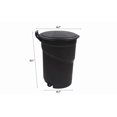 thumbnail image 4 of Ramtuff Wheeled Outdoor Trash Can Black 121Litre, 32 Gallon Capacity with Handles, 4 of 7