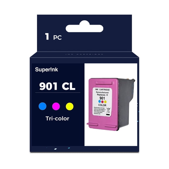 Compatible HP 901 Color Inkjet Cartridge (CC656AN) By Superink
