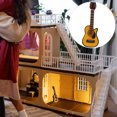 thumbnail image 2 of KAKOWELY Adornos de mini guitarra DIY Decoración de guitarra en miniatura Mini guitarra de casa, 2 of 4