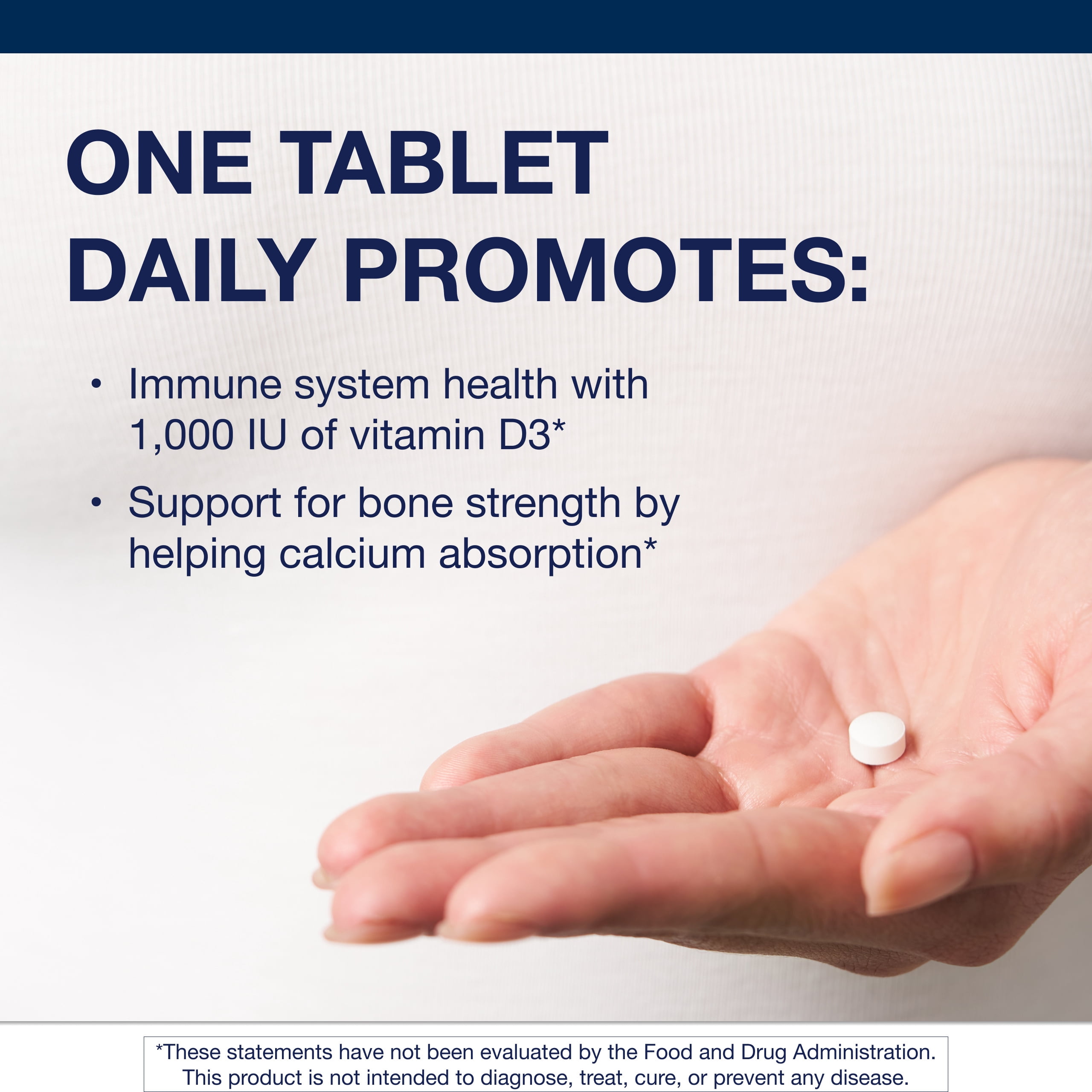 Metagenics Vitamin D3 1000 - Vitamin D Supplement - Bone Density & Immune Support* - Tooth Integrity* - Non-GMO & Gluten Free - 120 Tablets