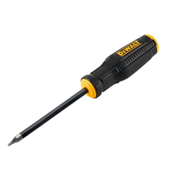 DeWALT DWHT65012 Screwdriver, T10 Drive, Torx Drive, 7.9 in OAL, 4 in L Shank, Bi-Material Handle