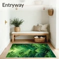 thumbnail image 3 of ODIKA 4'x6' Machine Washable Non-Slip Area Rug, Emerald Isle Bath Mossy Green Accent High Traffic Rug, Green, 94461, 3 of 7