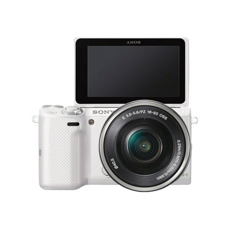 Sony a NEX 5TL - Digital camera - mirrorless - 16.1 MP - APS-C - 3x optical zoom 16-50mm lens - Wireless LAN, NFC - white