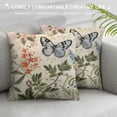 thumbnail image 3 of Nawypu Sage Green Wild Flower Plant Throw Pillow Covers 18x18 Inches Decorative Spring Pillow Case Cushion Cover for Sofa Bedroom Living Room Couch Chair Office, 3 of 5