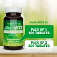 thumbnail image 5 of Basic Brands Aller-Vite Nasal Support, Bioflavonoids, Relieves Itchy Nose & Eyes, 100 Tablets, 5 of 7