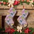 thumbnail image 6 of KLL Cute Donuts for 18" Christmas Stocking Snowman Xmas Stocking Holiday Christmas Decoration Gifts for Family Kids, 6 of 8