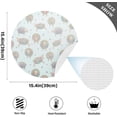 thumbnail image 4 of Cute Sheep Placemats Round Table Mats Non-Slip Washable Heat Resistant Kitchen Place Mat for Home Dining Coffee Tabletop (4PCS) Home Decor, 4 of 7