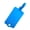Blue, variant on 100pcs Reusable Blank Plastic Tags Ties Key Tags 1.45"*2.48" Serrated Tension Sealing Strap with Large Label