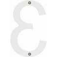 thumbnail image 4 of House Numbers for Outside, White 6 inch Modern Floating Address Numbers for Front Door, Street, Apartment, Farmhouse, High Visibility Numbers Enhance Home's Exterior Charm(House Numbers 3), 4 of 16