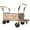 Khaki, variant on Double Push Bar Wagon with Tailgate and All-terrian Wheel for Picnic