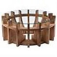 thumbnail image 2 of Dimond Home Sundial Round Coffee Table in Natural Mango, 2 of 2