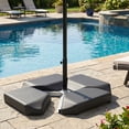 thumbnail image 2 of Outsunny 4 Pcs Poids de Base pour Parasol Déporté Banane, 2 of 10