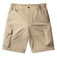 thumbnail image 2 of Aimik Tactical Cargo Shorts for Men Pockets Button Waist Mens Trekking Shorts Summer Quick Dry Sport Shorts for Camping or Outdoor, 2 of 6