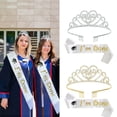 thumbnail image 4 of Klonfd Graduation Party Strap “I’m Done” Alloy Rhinestone Graduation Sash, 4 of 6