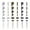 Set of 60 pieces, variant on Zips Fix Replacement Insertion Pin Zippers Bottom Zippers Stopper Zippers Repair Set For Sewing Clothes #3 #5 #8 #10
