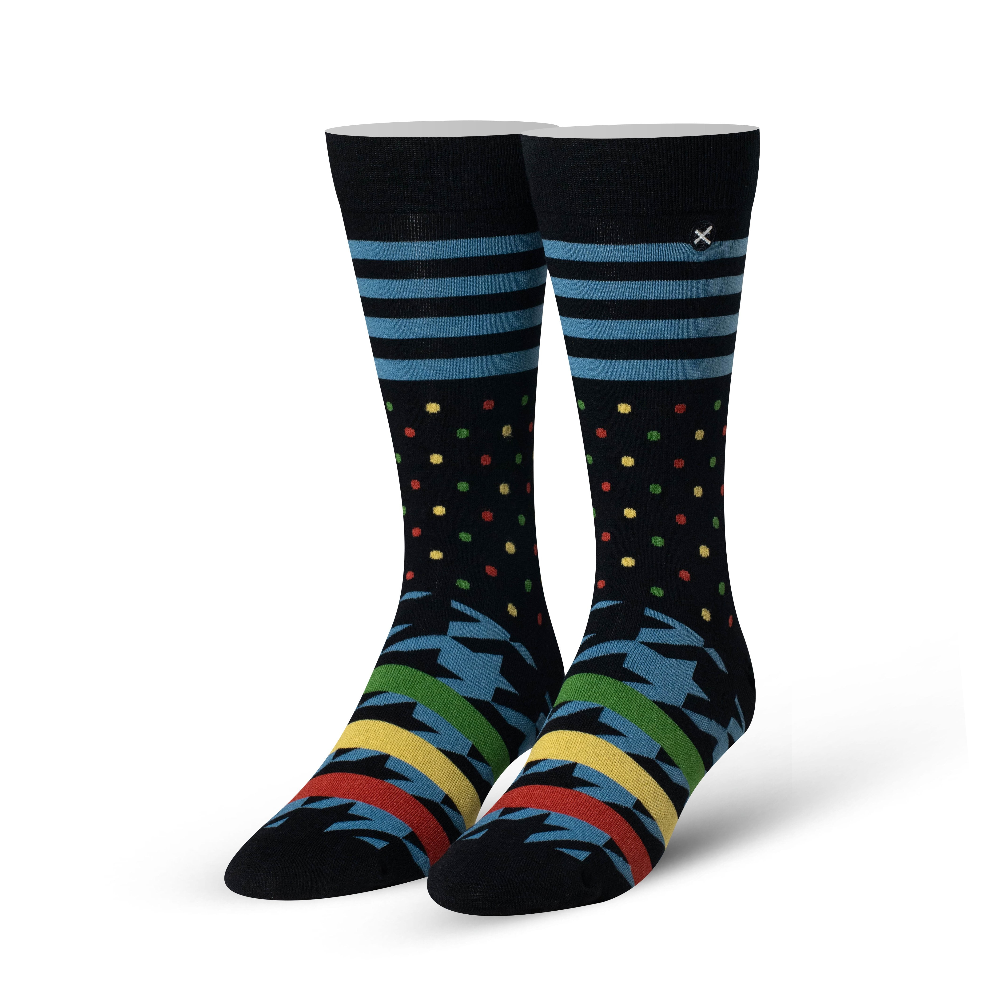 Odd Sox Odd Sox, Unisex, Graphic, Odd Pattern, Dress Socks, Novelty Colorful Fun Cool