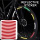 thumbnail image 3 of Pegatinas reflectantes de cubo de rueda de bicicleta de montaña cinta Ehuebsd luminosa de advertencia de conducción nocturna impermeable pegatinas de tiras de llanta de bicicleta, 3 of 7