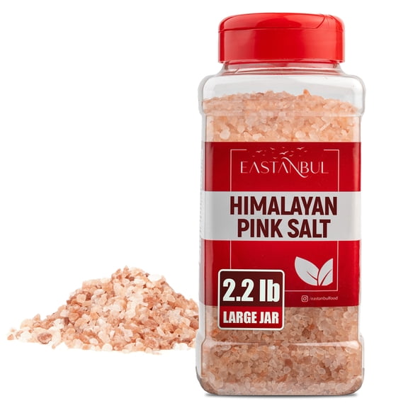 Eastanbul Himalayan Pink Salt Grinder Refill, Sea Salt Coarse Grain, 2.2lb