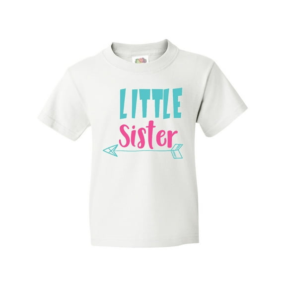 Inktastic Little Sister, Younger Sister, Arrow, Sibling Youth T-Shirt