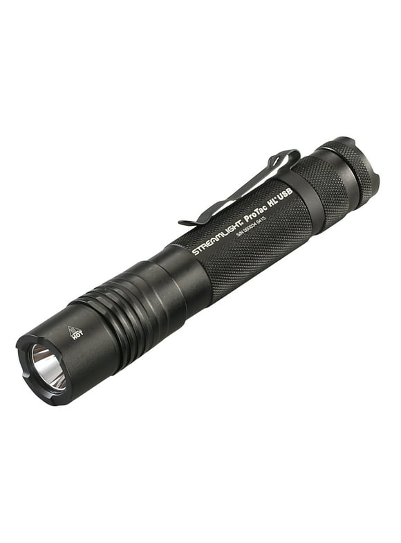 Streamlight ProTac HL Rechargeable USB Handheld Flashlight, 850 Lumens, w/ Nylon Holster - 88052