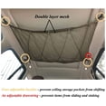 thumbnail image 3 of Car Ceiling Storage Net, Universal Car Roof Internal Cargo Net- Upgrade with Drawstring, 3 of 7