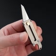 thumbnail image 5 of Mini Pocket Knife TC4 Titanium Flash Drive Knife Sharpening Fruit Pencil Unboxing Portable Tool Bottle Opener Small Finger Knife, 5 of 5