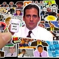 thumbnail image 3 of The Office Stickers Pack of 50 Stickers - The Office Stickers for Laptops, The Office Laptop Stickers, Funny Stickers for Laptops, Computers, Hydro Flasks by, 3 of 7
