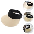 thumbnail image 4 of MasteelfCA 1pc Summer Sun Hat Sun Protection Visor Folding Hat Sun Shade for Women, 4 of 8