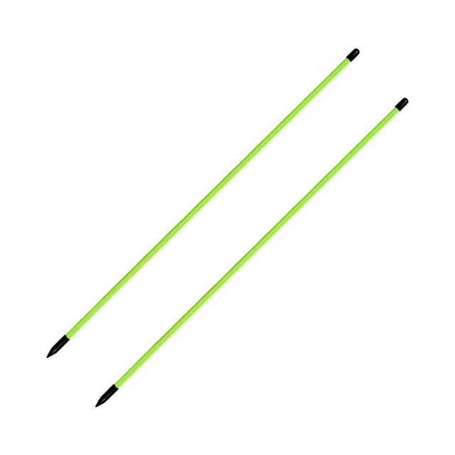 jinwen 2 Alignment Clubs, Golf Alignment Rods, Gesture Correction Golf Alignment Tool, Green