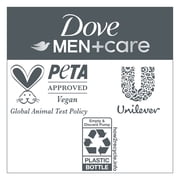 Dove Men+Care Shampoo Builds Hair Strength, Thick & Strong, With Calcium, 28 fl oz