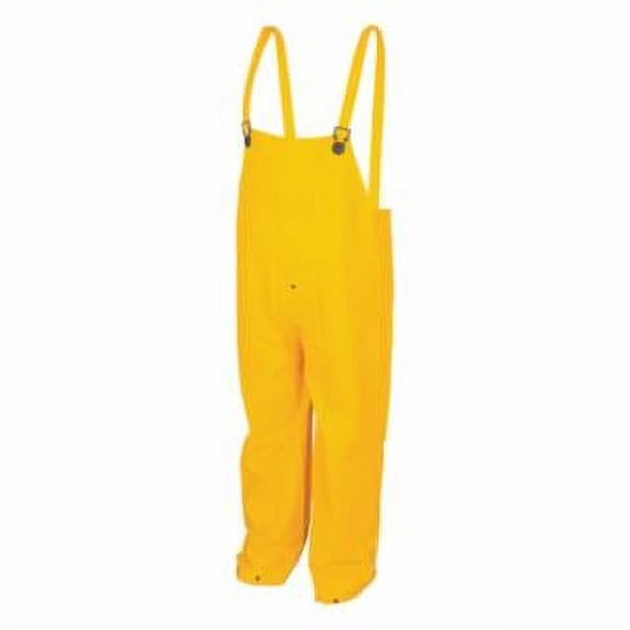 CLASSIC .35MM PVC/POLY BIB OVERALL W/FLY YELLOW (1 Count)