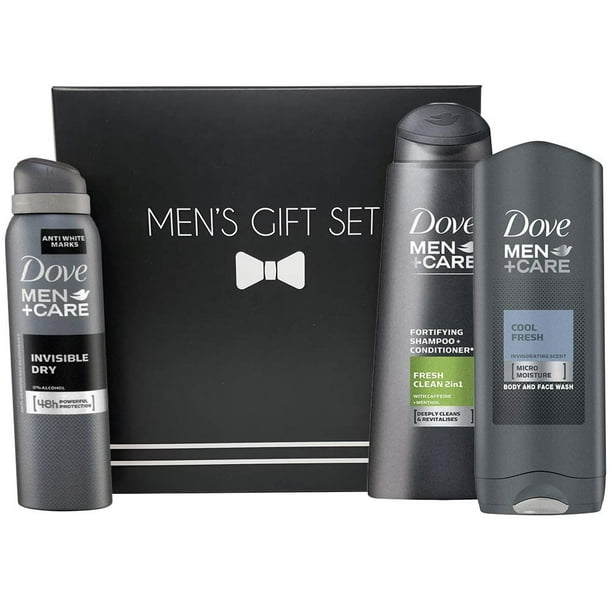 Dove Men+Care Essentials Holiday Gift Set Includes Dove Body Wash Cool